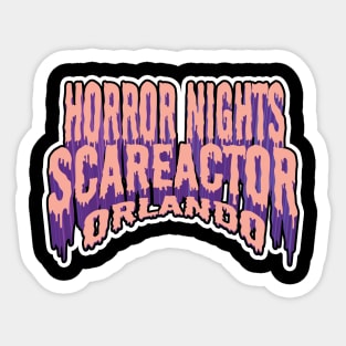 SCAREACTOR ORLANDO (PURPLE) Sticker